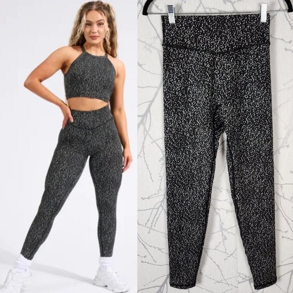 Buffbunny Collection Pants - Buffbunny High Rise Rosa Jacquard Leggings